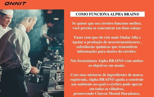 Onnit Alpha Brain Memory & Focus Nootrópico 60 Caps Envio Já