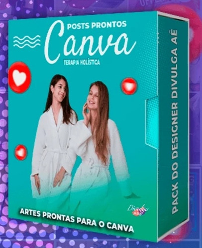 Pack Canva Terapias Holísticas + Bônus