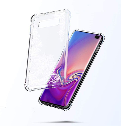 Kiomy Funda Transparente Para Samsung Galaxy S10 Con Diseño