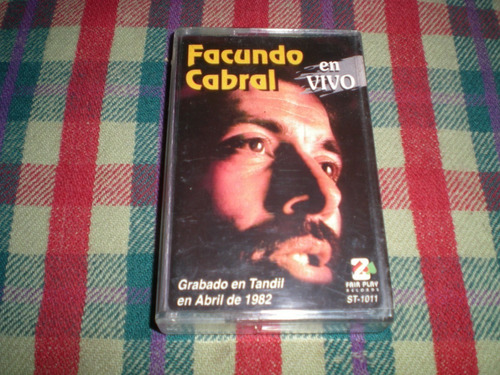 Facundo Cabral / En Vivo Tandil 1982 Casete 