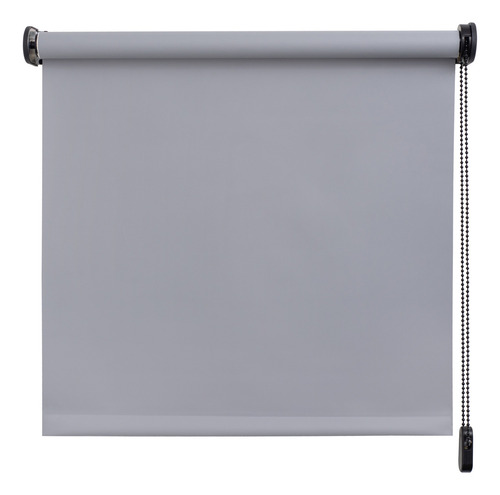 Cortina Roller Blackout 100% Rockinroll 200x250 Cm. Color Gris Oscuro