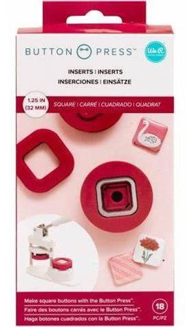 Accesorio Para Hacer Chapitas Cuadradas- Button Press