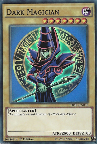 Dark Magician - Super Rare     Dpbc     Mago Oscuro