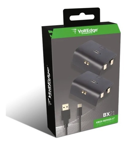 Imagen 1 de 7 de Voltedge Bx21 Kit De Carga Y Juega 2baterias Xbox Series S/x