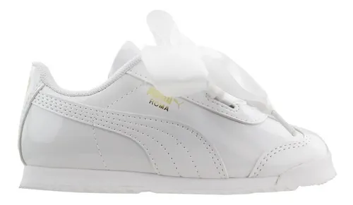 Suponer dividir danés Tenis Puma Roma Niñas Bebe Heart Patent Moda Listones Charol Clasico Urbano  Fashion Style Originales | Meses sin intereses