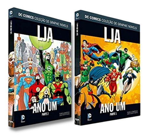 Lja - Ano Um: Não, De Mark Waid. Série Graphic Novels, Vol. 1. Editora Eaglemoss, Capa Dura, Edição 1 Em Português, 2016