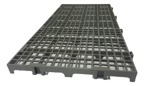 30 Pisos Plastico Cinza Estrado Plat 50x25cm Multi Canil