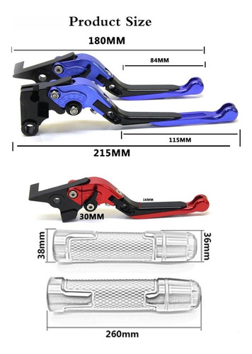 Ms Suzuki Gsxr125 Gsxs150 Mango De Freno Embrague Palanca