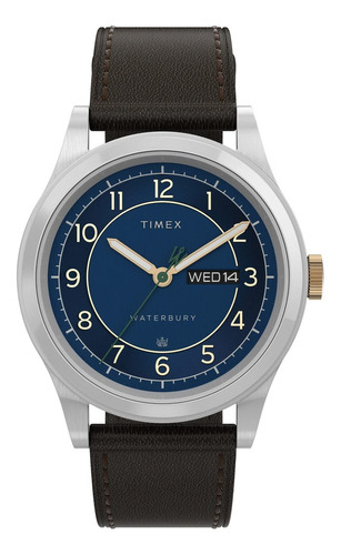 Reloj Mujer Timex Tw2v28500vq Automático 39mm Pulso Negro