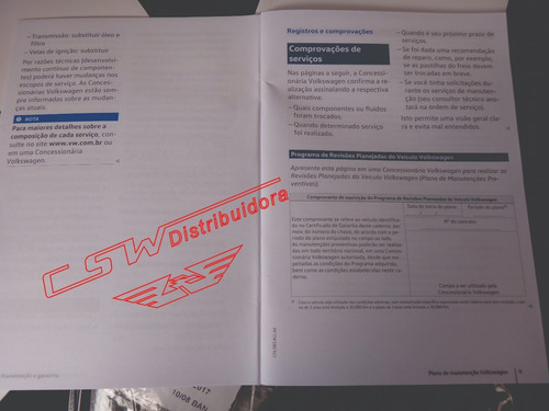 Literatura De Bordo Up 2017 Nº1sb012766rn Original Vw