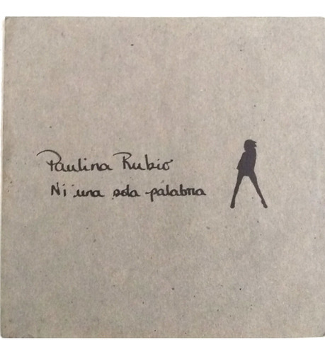 Cd Paulina Rubio -  Ni Una Sola Palabra (ed. Promo México,