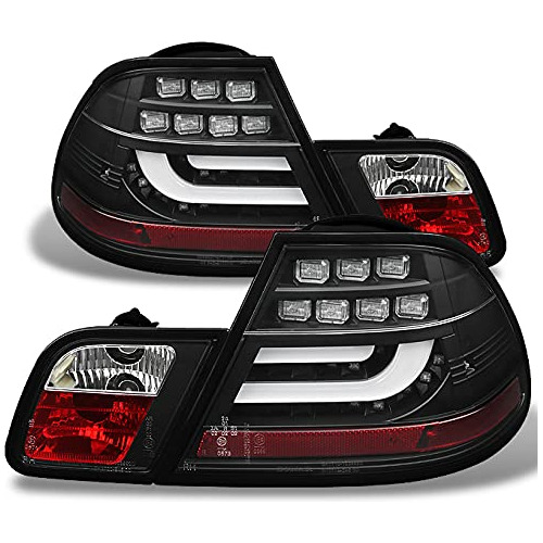 Para Bmw Serie Puerta Coupe Negro Diseño Tubo Luz Led Freno