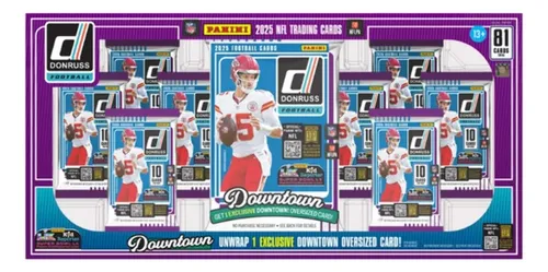 Trading Cards Panini Donruss Nfl 2025 81-pack | MercadoLivre