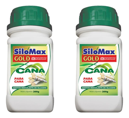 Kit Com 2 Inoculante Silomax Gold Matsuda Cana 200g