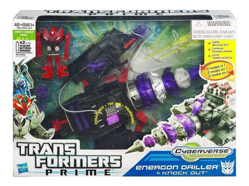 Transformers Prime Cyberverse Energon Driller & Knock Out