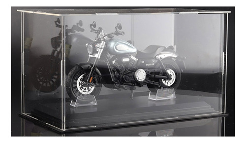 1 Pieza Caja Acrílica Transparente Para Maquetas De Moto 1/1