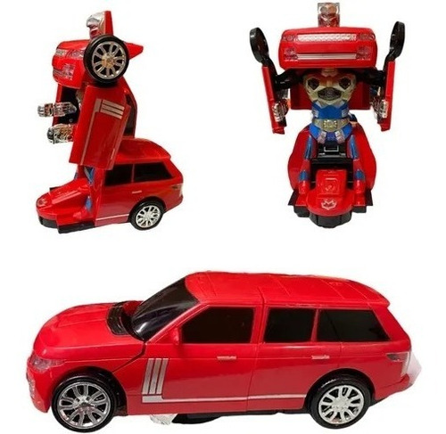 Juguete Transformer Land Rover Robot Rojo
