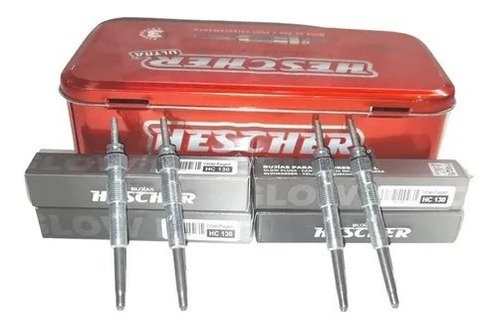 Imagen 2 de 3 de 4 Bujias Hescher Berlingo 1.9 Motor Dw8 Hc130 Larga