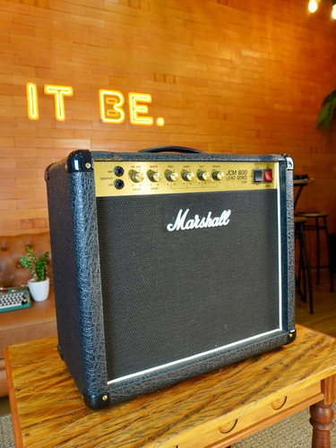 Marshall Jcm 800 Lead Series 20w Celestion Vtjr 10 Preto (Usado)