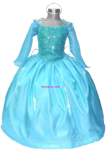 Disfraz Vestido Elsa Frozen Talla 10 Y 12 Años Regalo Niñas | Envío gratis
