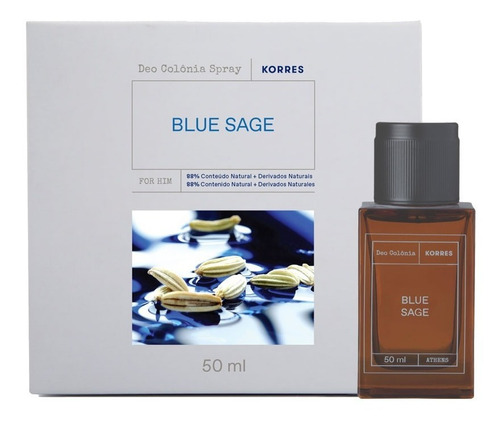 Korres Blue Sage Edc Masculino 50ml