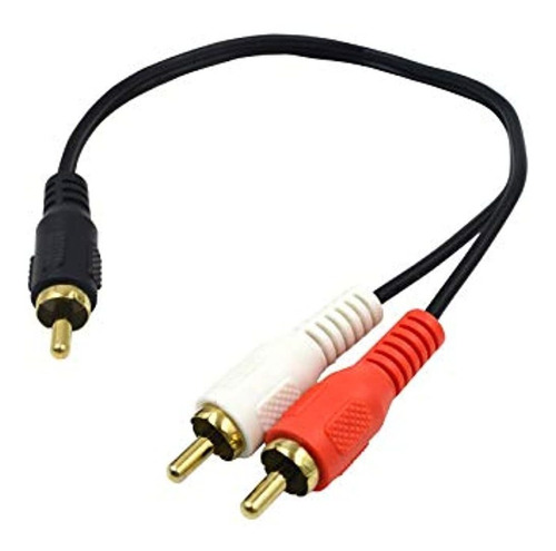 Poyiccot 1 Rca Macho A 2 Rca Macho Audio Estéreo Rca Cable