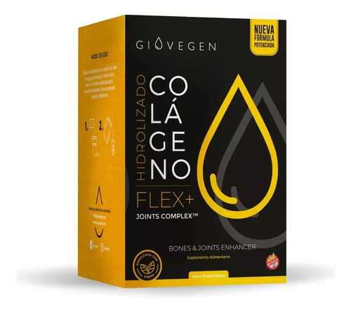 Giovegen Flex+  Colageno Hidrolizado Nueva Formula Potenciad