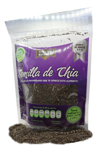 Semilla De Chia 250 Gramos 100 % Natural