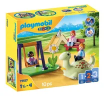 Comprar Figuras Para Armar Playmobil 1.2.3 Parque Infantil 10 Piezas