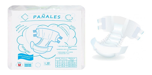 Pañales Desechables Talla Mediana, Para Adulto, 100 Piezas