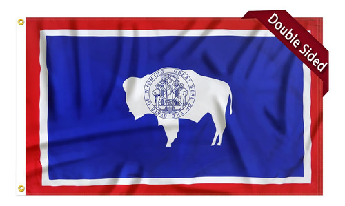 Flagwin Bandera De Wyoming De 3 X 5 Pies ' Bandera Del Estad