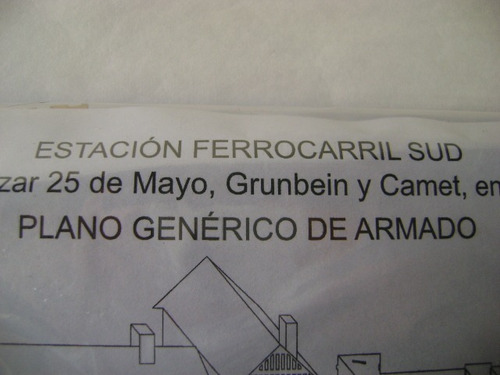 Imagen 9 de 10 de Nico Estacion Fcg Roca Grande Kit Fibrofacil H0 (mnt 118)