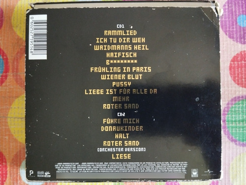 Rammstein Cd Liebe Ist Für Alle Da V (Usado)