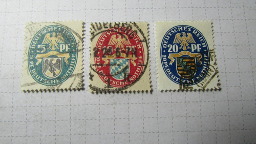 Alemania 1925 Escudos Completa H2