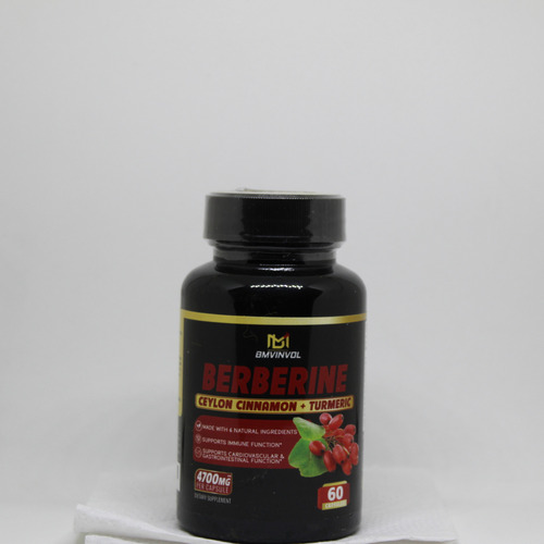 Imagen 5 de 5 de Berberine Capsulas Berberina + Canela Ceylon Pimienta Negra