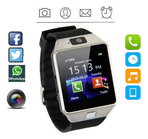 Reloj De Teléfono Móvil Dz09 Chip Smart Smartwatch