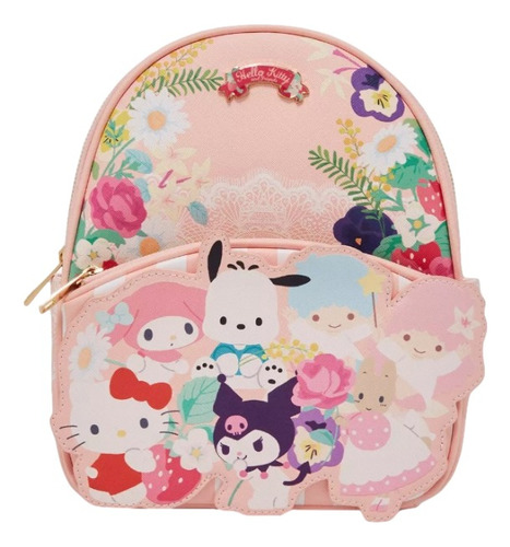 Sanrio Mini Mochila Hello Kitty Y Sus Amigos Floral Exclusiva Boxlunch