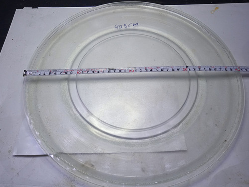 Plato Plano Horno Microondas Grande 40.5 Cm (Usado)