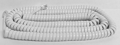 Cable En Espiral Blanco 25 Ft Para Teléfono At&t