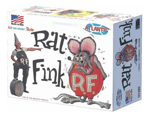 Ed. Roth Rat Fink Kit Atlantis Molde Revell Plastimodelismo
