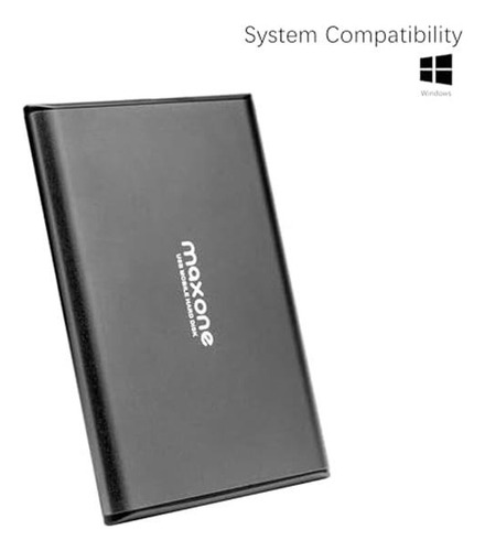 Disco Duro Portátil Ultradelgado Maxone De 1 Tb, Portátil, H