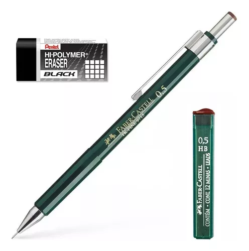 Portaminas Faber-Castell E-motion Pure Black 1,4 mm