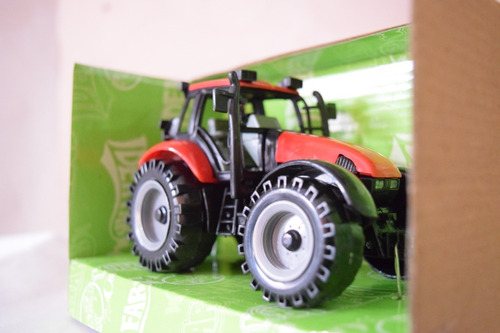Tractor Moderno Rojo Ideal Farm 1/32  C/caja