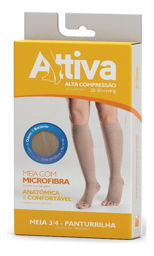 Meia Elástica 3/4 Compressão 20-30mmhg Sem Ponteira Sigvaris