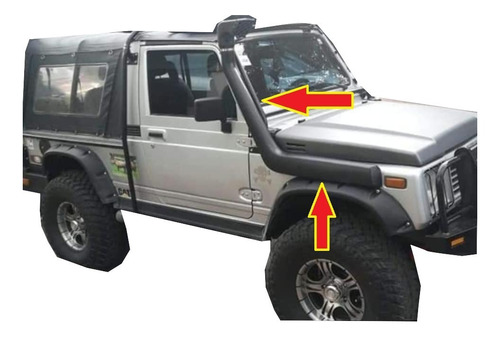 Imagen 3 de 7 de Suzuki Samurai Snorkel Sj 410 Anfibio Funcional Repuesto