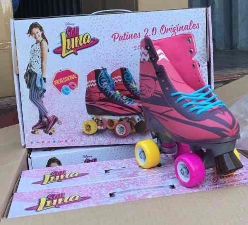 Imagen 2 de 4 de Patines Soy Luna Originales Lujo Disney Talles 32 34 38
