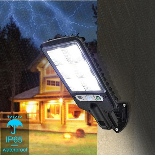 , 4pcs Luz De Calle Solar Remota Sensor De Movimiento Luz