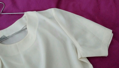 Blusa Blanca Usada De Mujer Talle Mediano