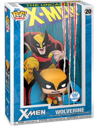 Funko Pop Wolverine #20 Funkoshop Art Cover Exclusiva