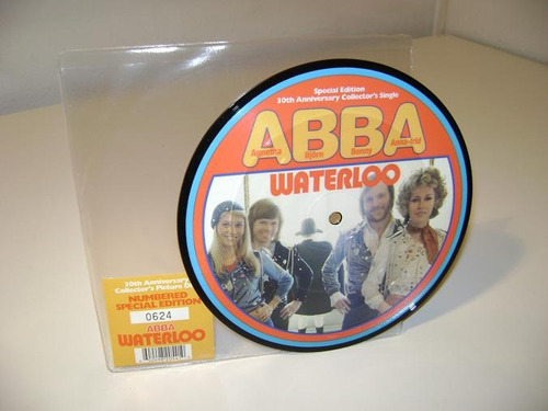 Abba Waterloo Vinilo Picture Disc 7'' Edición 30 Aniversario